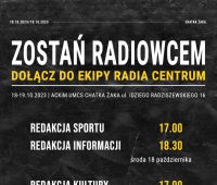 Zostań radiowcem - dołącz do ekipy Radia Centrum