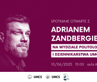 Spotkanie otwarte z Adrianem Zandbergiem